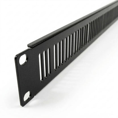 Panel de rejilla de 1U para armario rack 19' Tapa de ventilación negra