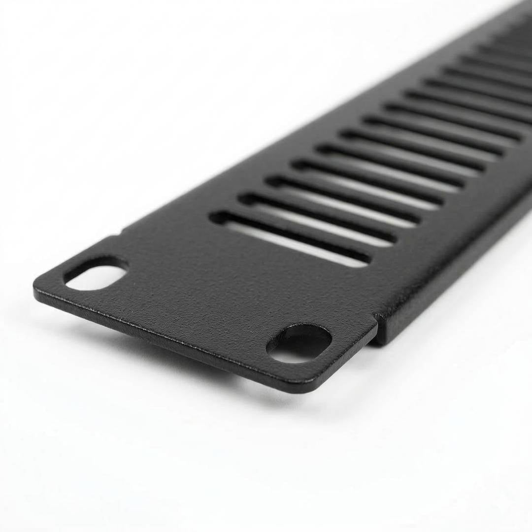 Panel de rejilla de 1U para armario rack 19' Tapa de ventilación negra