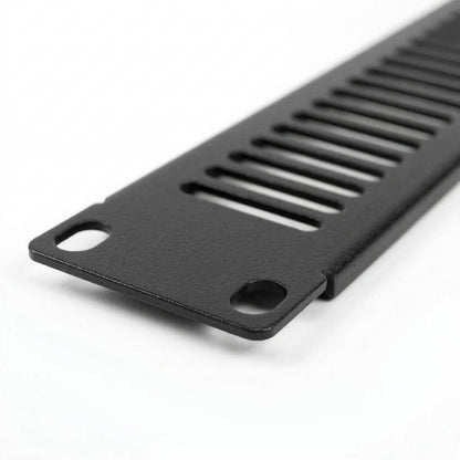 Panel de rejilla de 1U para armario rack 19' Tapa de ventilación negra