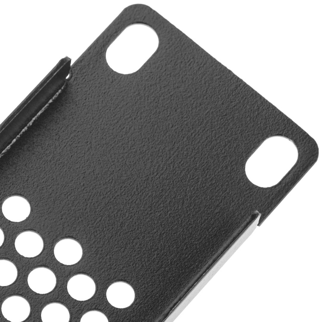 Panel de rejilla de 1U para armario rack 19' Tapa de ventilación negra