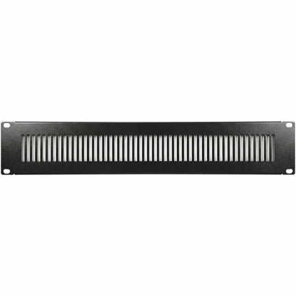Panel de rejilla de 2U para armario rack 19' Tapa de ventilación negra