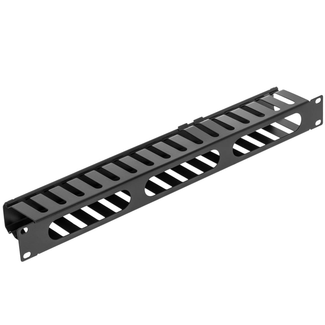 Panel guíacables para armario rack 19' 1U para gestión de cables 80mm