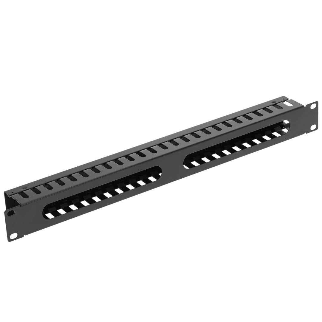 Panel guíacables para armario rack 19' 1U para gestión de cables 45mm