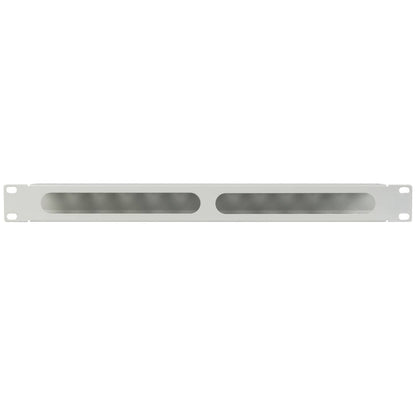 Panel guíacables blanco para armario rack 19' 1U para gestión de cables 70mm