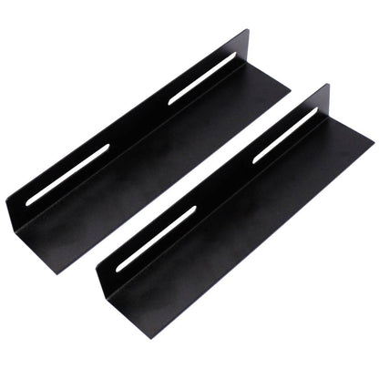 Guías laterales fijas de soporte para armario rack 19 negro 250mm