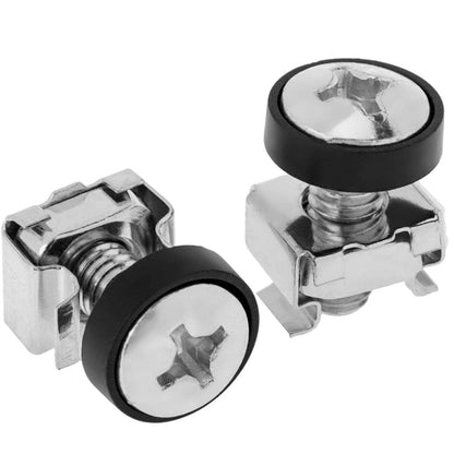 Tornillos M6 para Rack 19 20-pack de color plateado