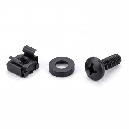 Tornillos M5 para Rack 19 50-pack con pestaña de fijación