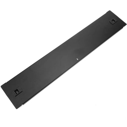Panel ciego de 2U para armario rack 19' Tapa metal negra a presión