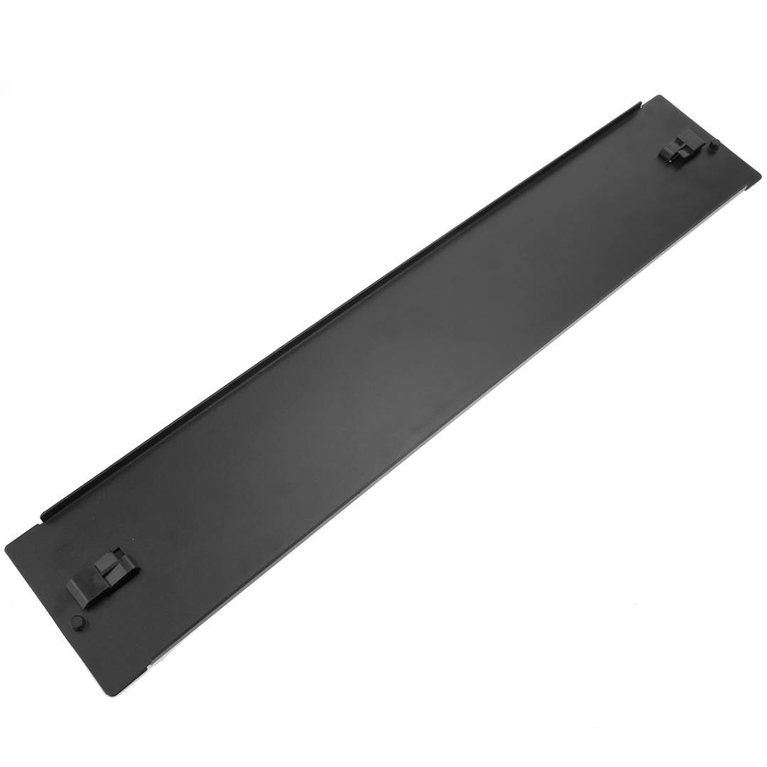 Panel ciego de 2U para armario rack 19' Tapa metal negra a presión