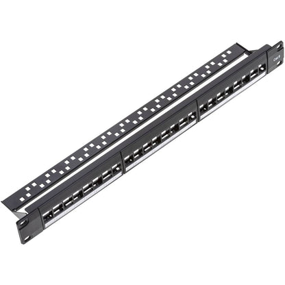 Patch panel configurable para rack 19 para 24 keystone 110 con peine