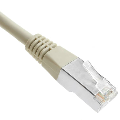Cable de red ethernet Cat. 5e FTP de 0,5 m de color gris