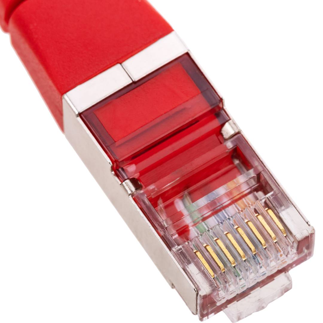 Cable de red ethernet Cat. 6 FTP de 3 m de color rojo