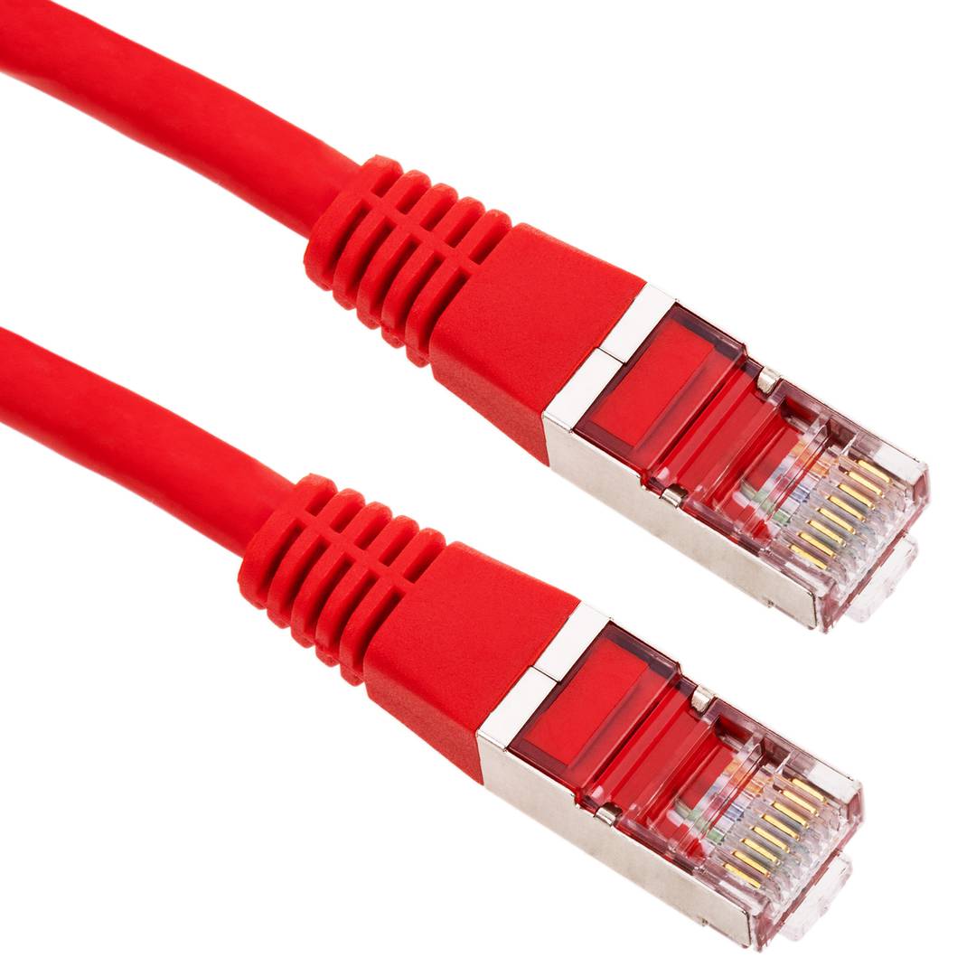 Cable de red ethernet Cat. 6 FTP de 3 m de color rojo