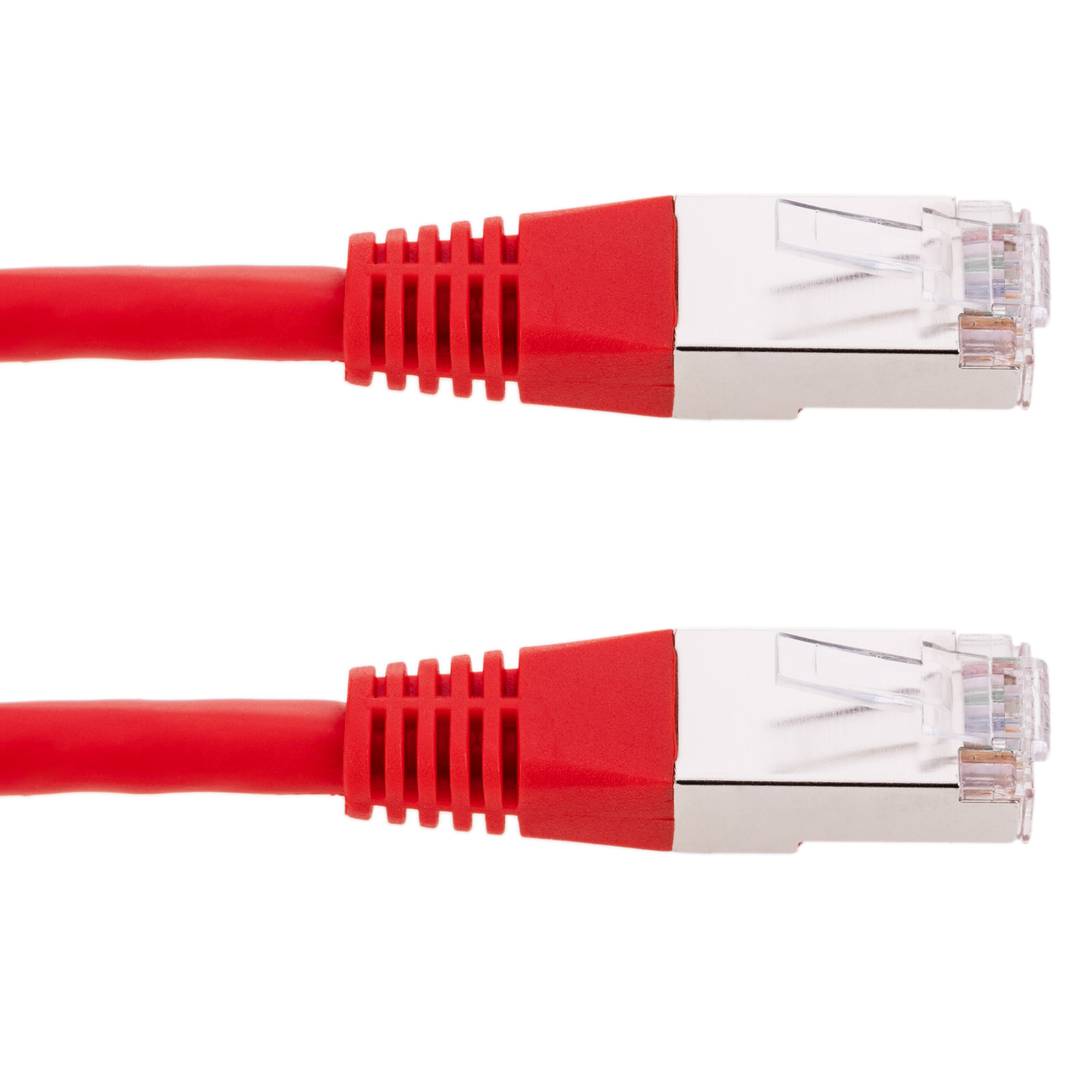 Cable de red ethernet Cat. 6 FTP de 3 m de color rojo