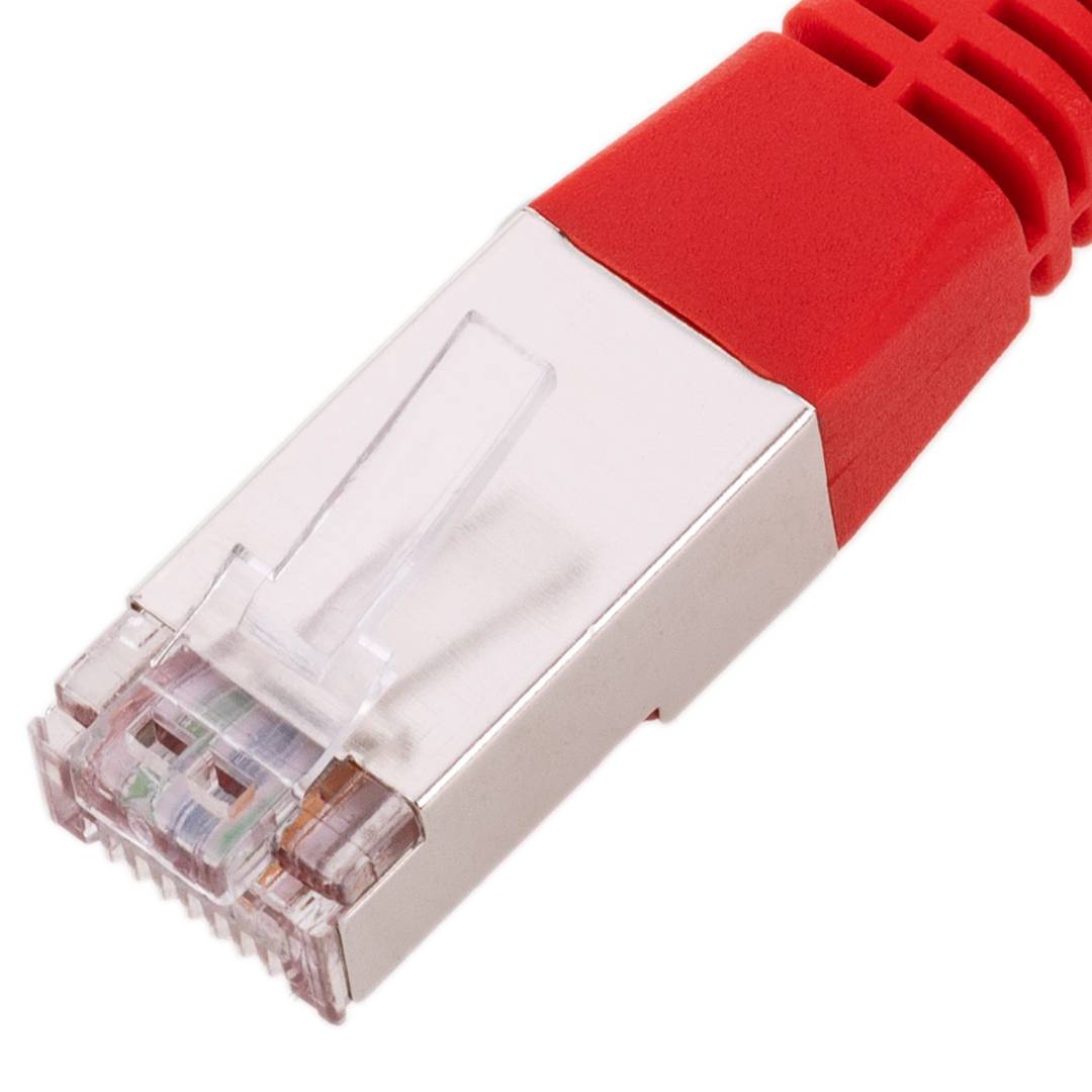Cable de red ethernet Cat. 6 FTP de 3 m de color rojo