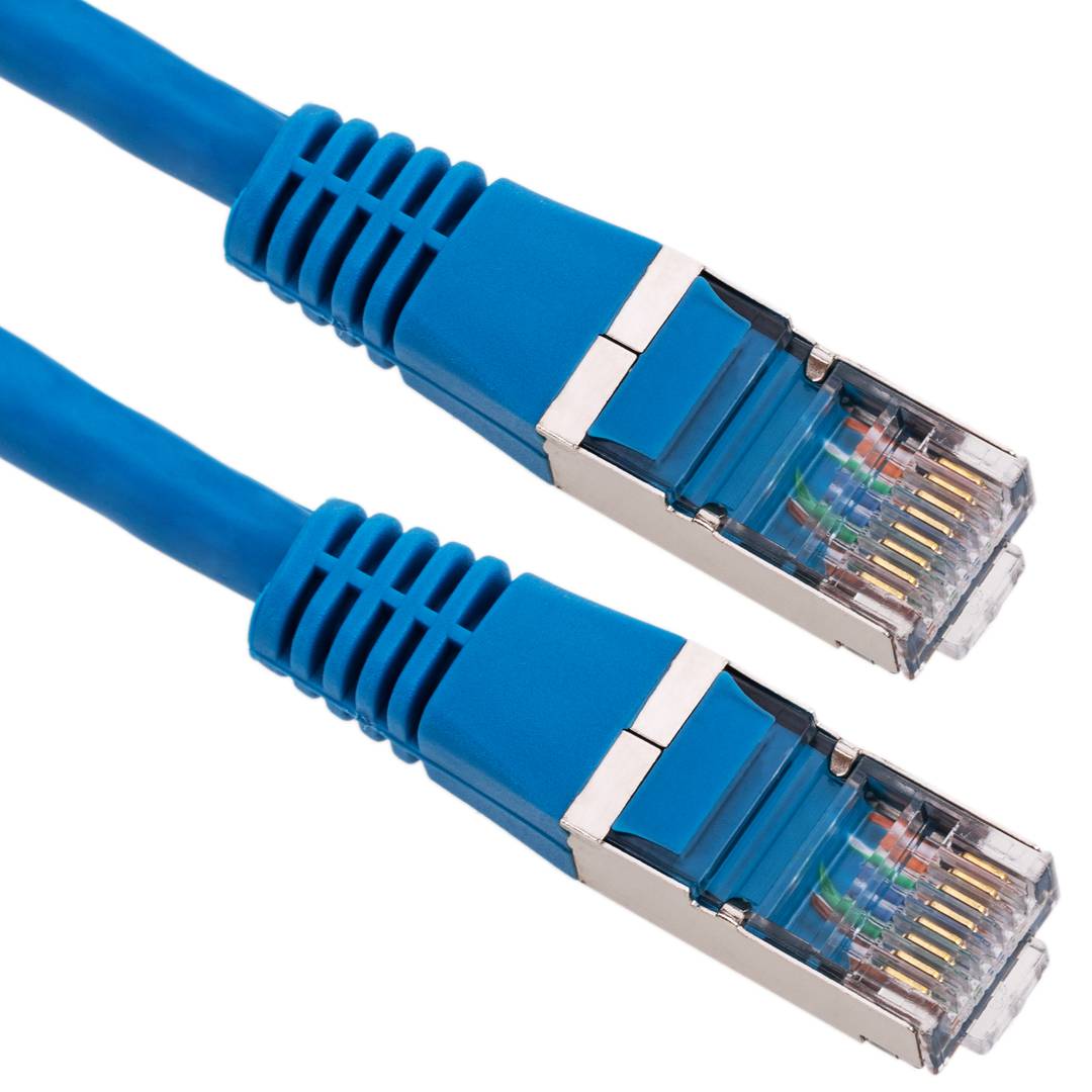 Cable de red ethernet Cat. 6 FTP de 5 m de color azul