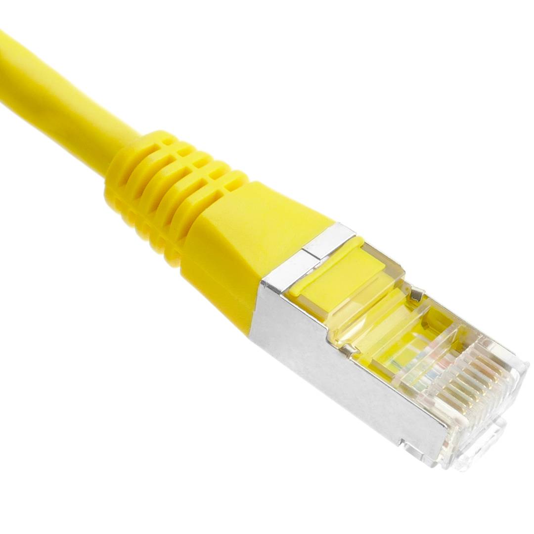 Cable de red ethernet Cat. 6 FTP de 5 m de color amarillo