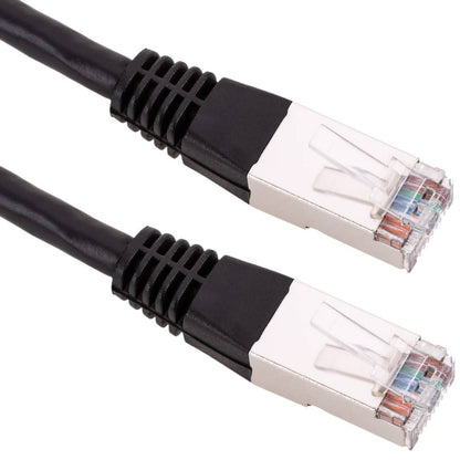 Cable de red ethernet Cat. 6 FTP de 5 m de color negro