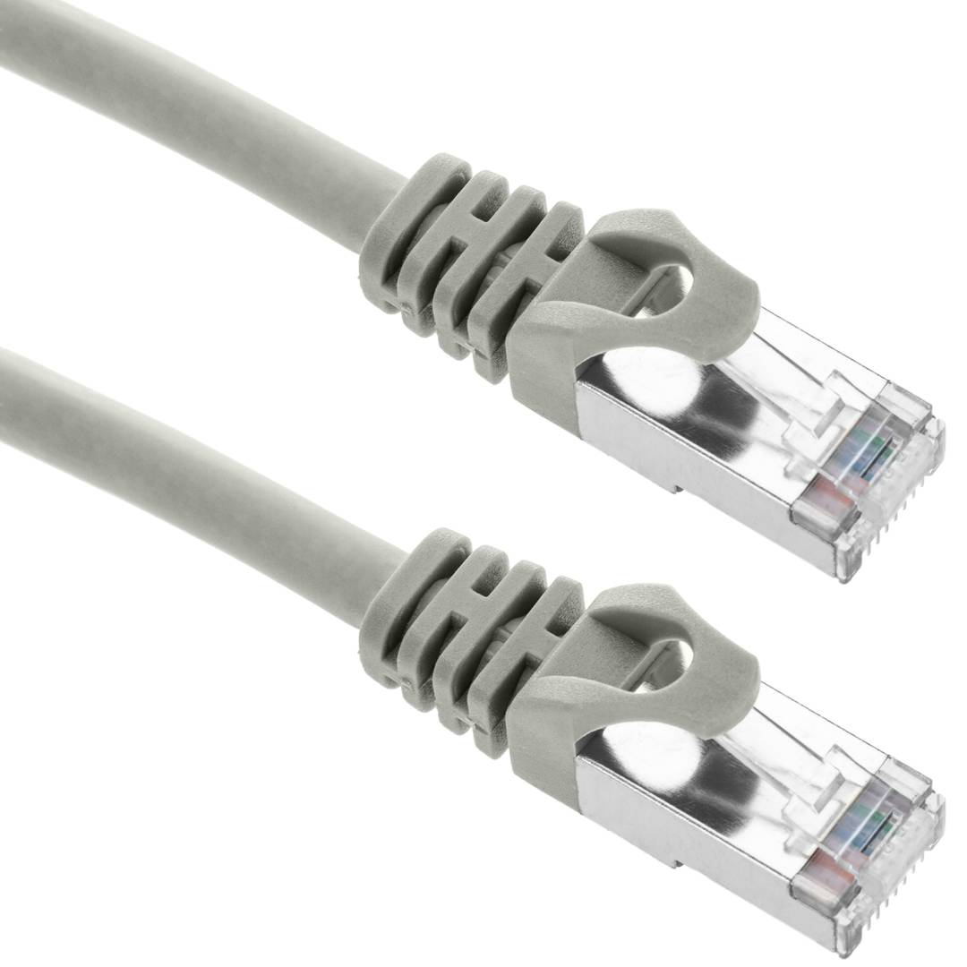 Cable de red ethernet Cat. 6a SFTP de 1 m de color gris