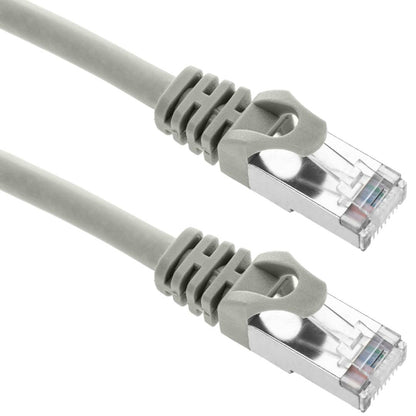 Cable de red ethernet Cat. 6a SFTP de 1 m de color gris
