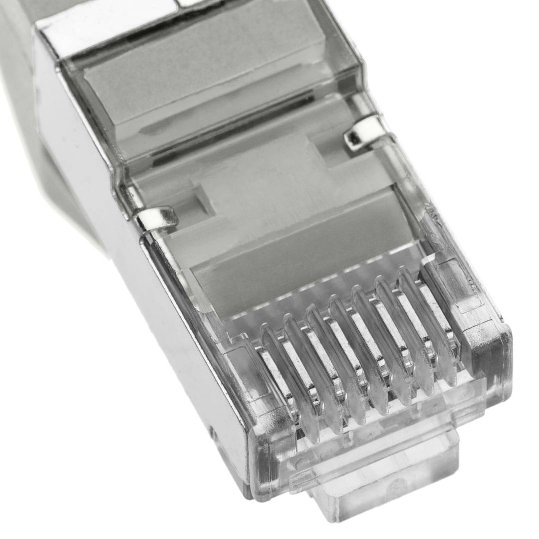 Cable de red ethernet Cat. 6a SFTP  de 2 m de color gris