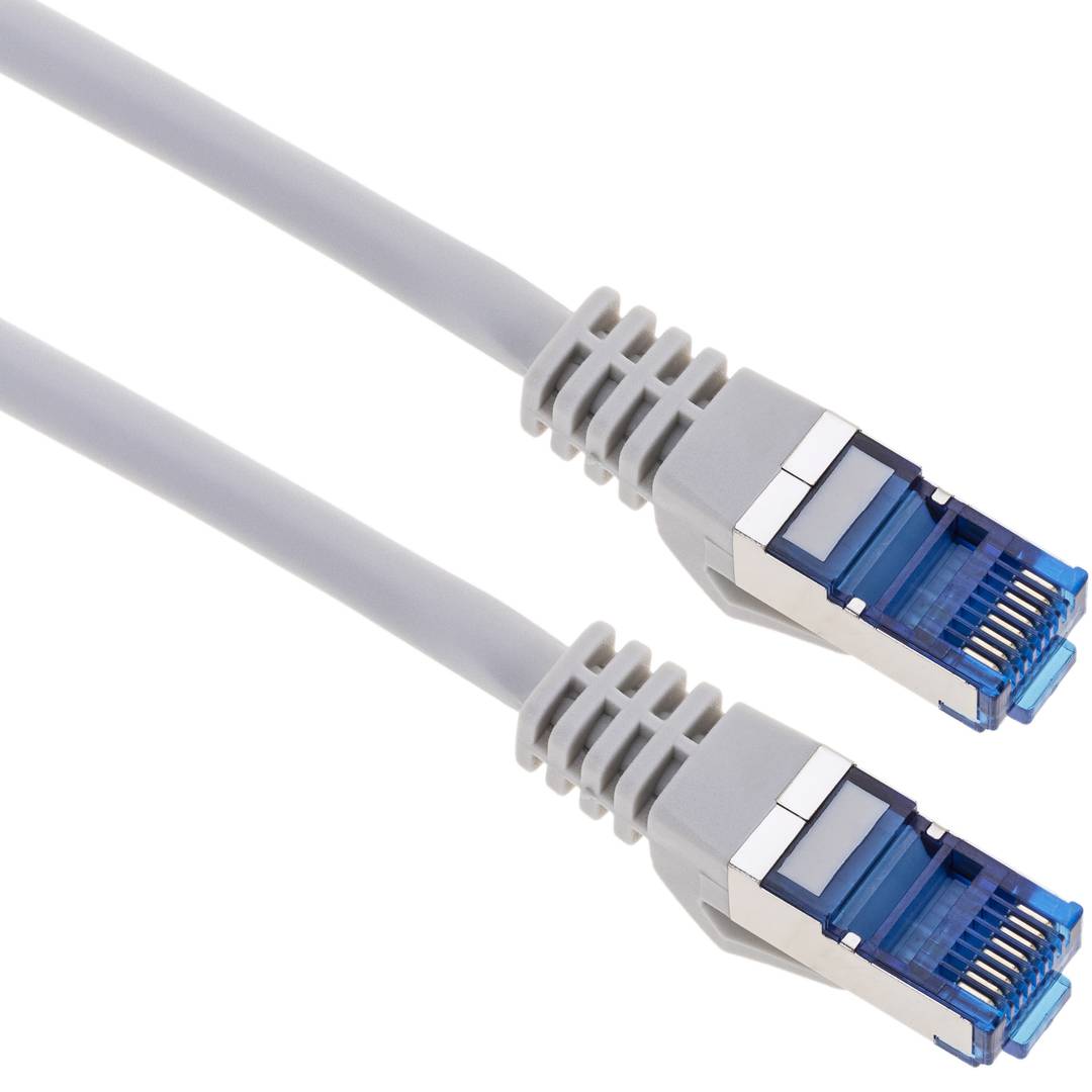 Cable de red ethernet Cat. 6a SFTP de 5 m de color gris