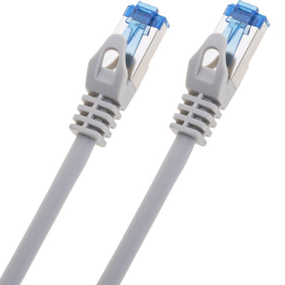 Cable de red ethernet Cat. 6a SFTP de 5 m de color gris
