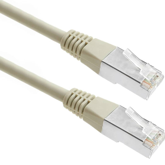 Cable de red ethernet Cat. 6a FTP de 20 m de color gris