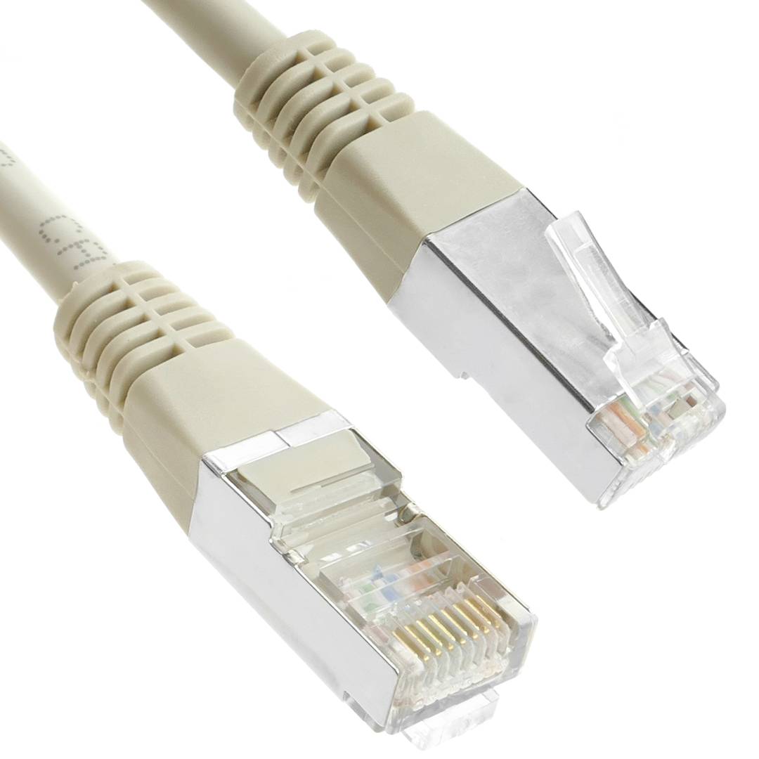 Cable de red ethernet Cat. 6 FTP de 7 m de color gris