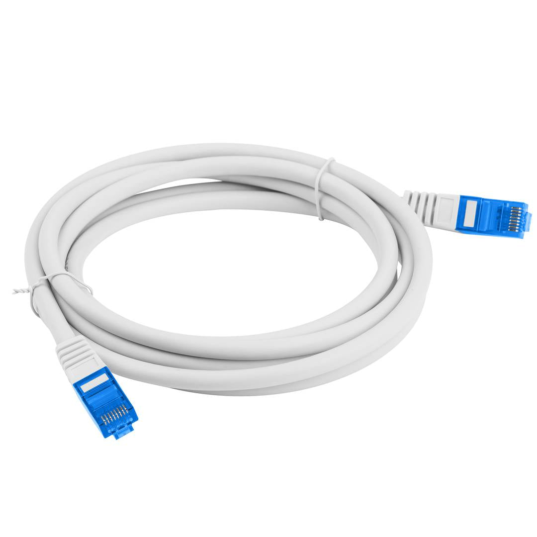Cable de red ethernet Cat. 6a FTP CCA de 2 m de color gris fluke tested PCF6A-10CC-0200-S