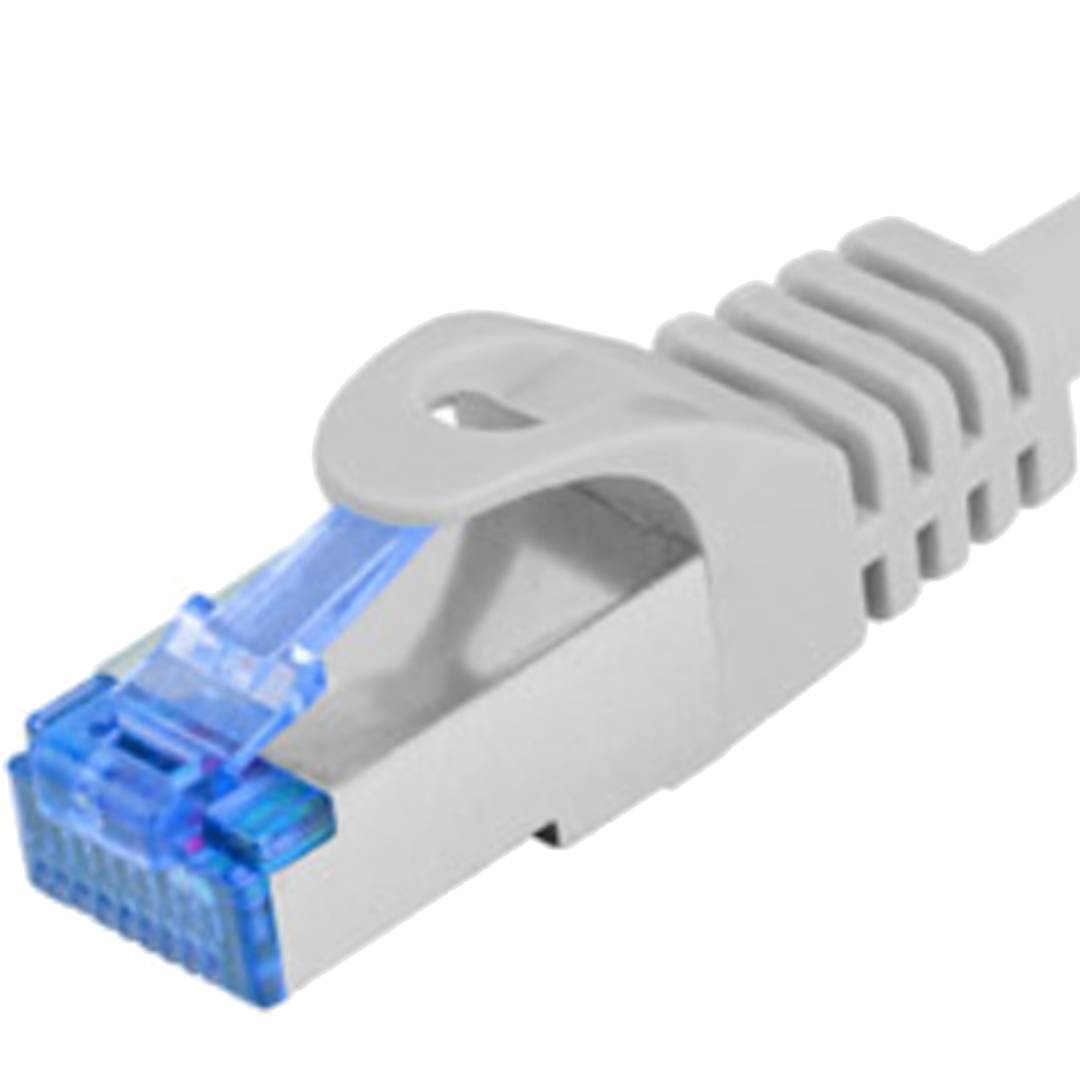 Cable de red ethernet Cat. 6a FTP CCA de 2 m de color gris fluke tested PCF6A-10CC-0200-S