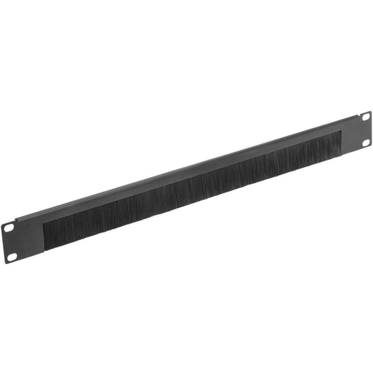 Panel pasacables guíacables para armario rack 19' 1U con cepillo inferior para gestión de cables