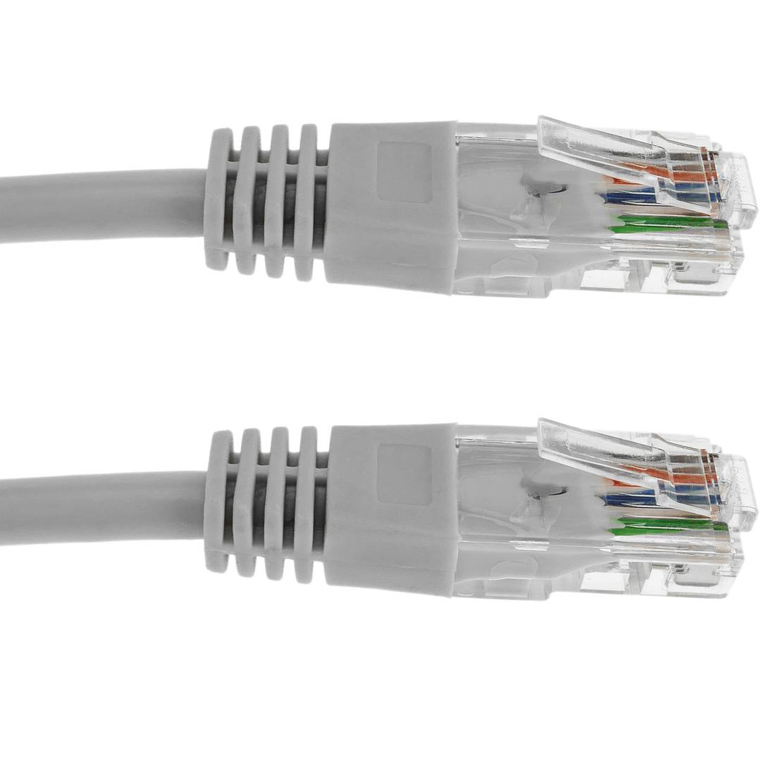 Cable de red ethernet cruzado Cat. 5e UTP de 5 m de color gris