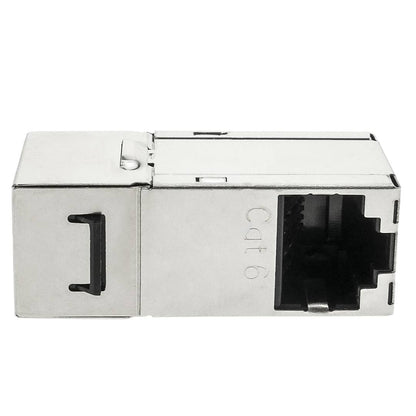 Conector keystone RJ45 hembra a RJ45 hembra Cat.6 FTP compacto metálico