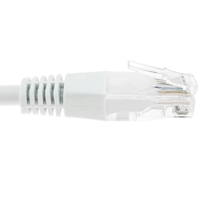 Cable de red ethernet Cat. 5e UTP de 0,5 m de color blanco