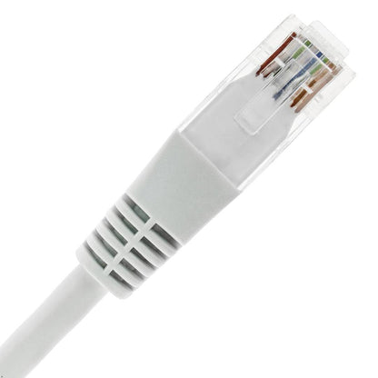 Cable de red ethernet Cat. 5e UTP de 0,5 m de color blanco