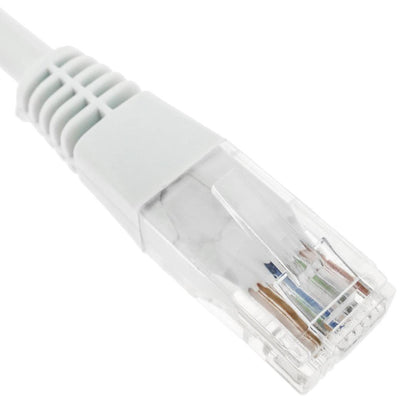 Cable de red ethernet Cat. 5e UTP de 0,5 m de color blanco