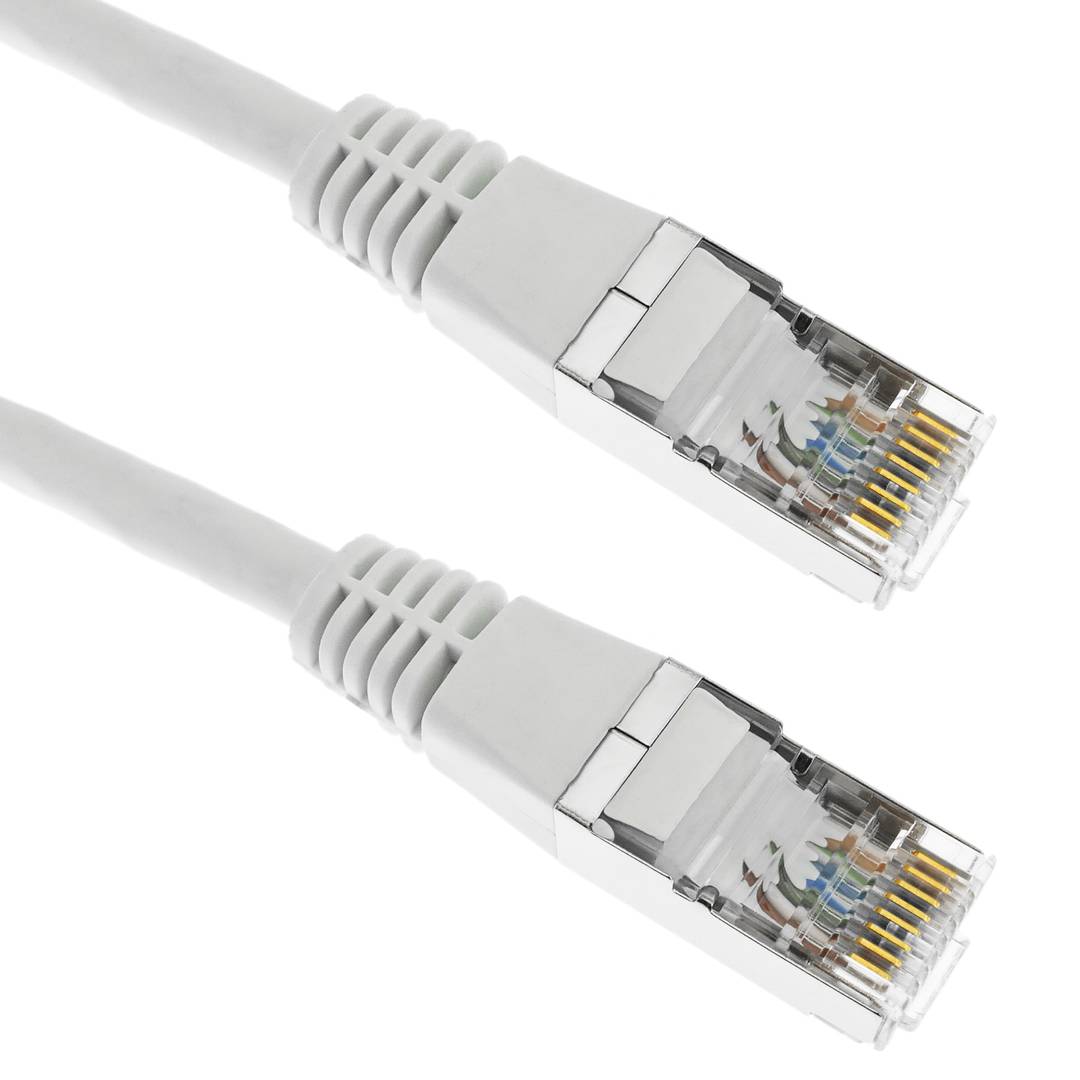Cable UTP categoría 6 blanco 7m