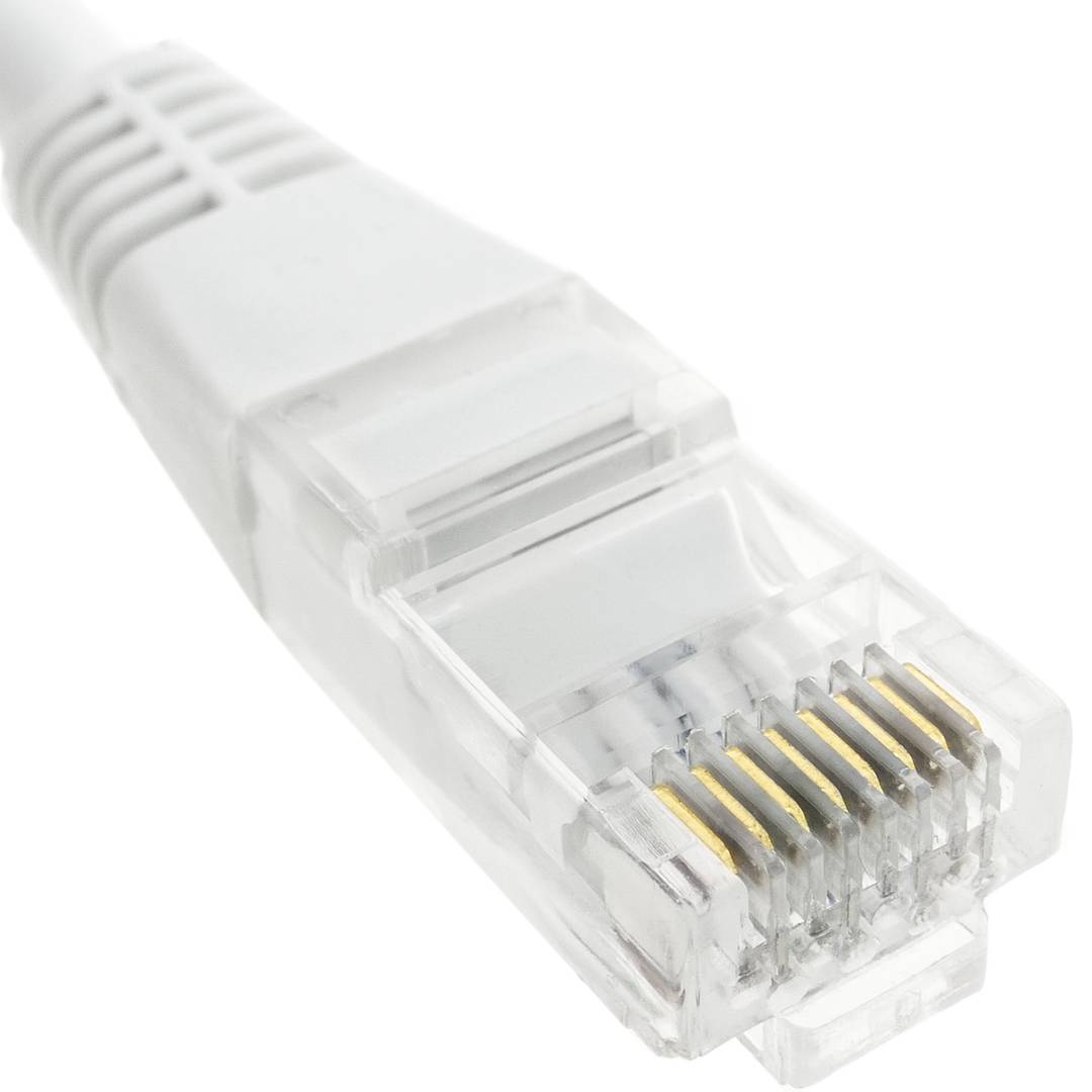Cable UTP categoría 6 blanco 5m