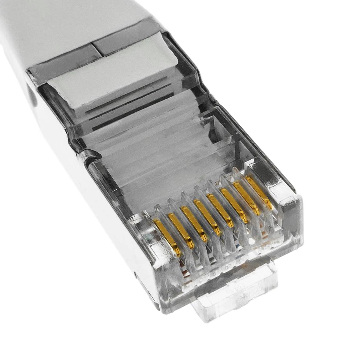 Cable de red ethernet Cat. 6 FTP de 1 m de color blanco