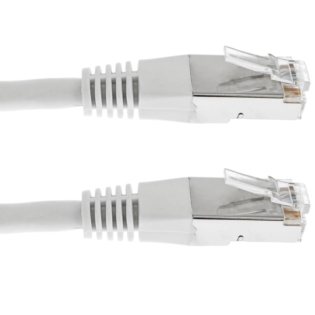 Cable de red ethernet Cat. 6 FTP de 3 m de color blanco