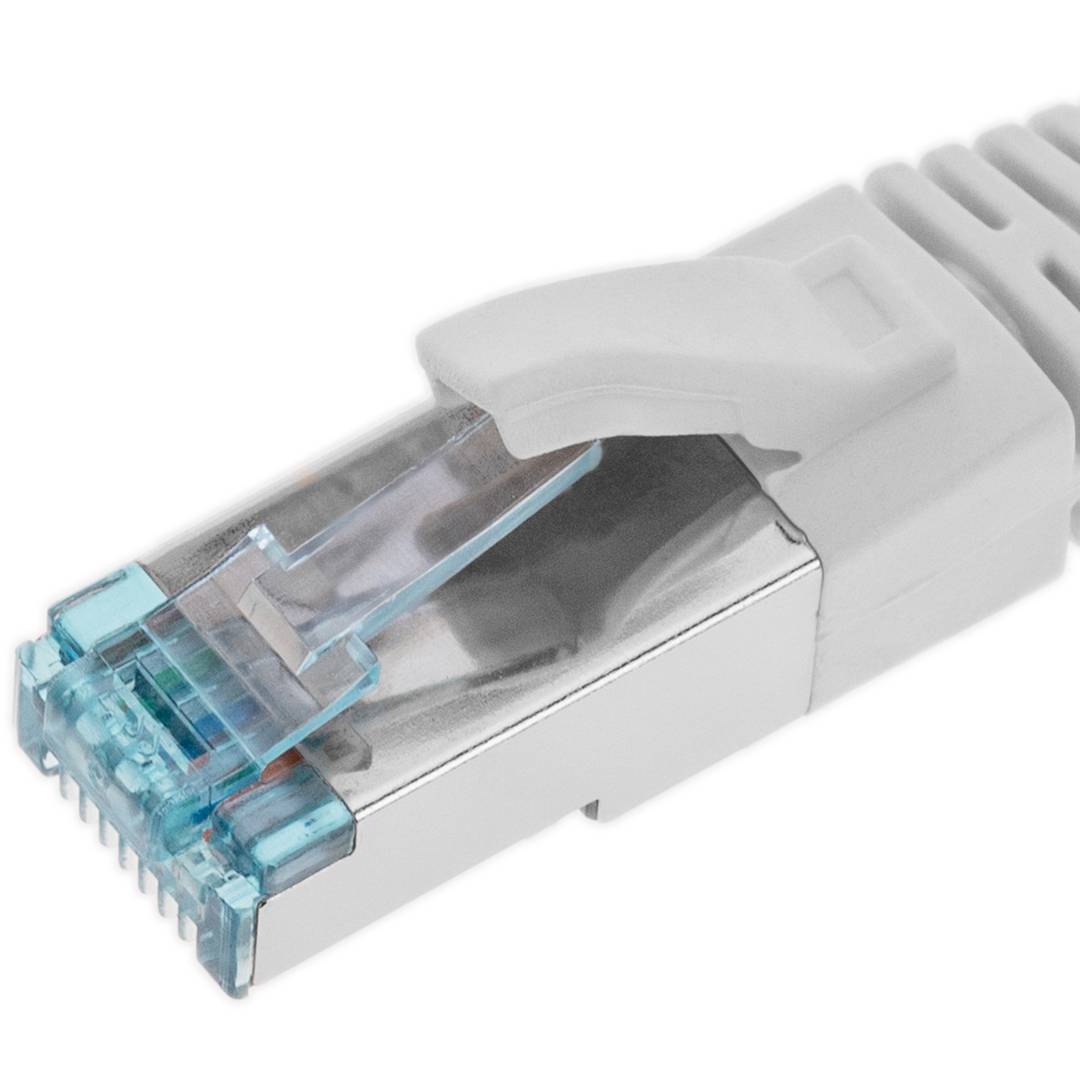 Cable de red ethernet Cat. 7 SFTP de 1 m de color blanco