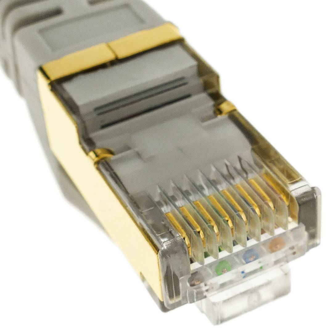 Cable SFTP LSZH categoría 7 gris 50cm