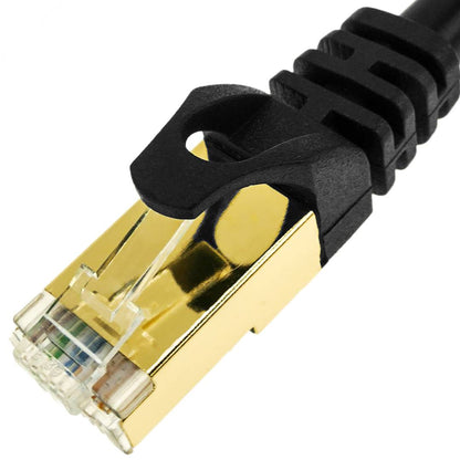 Cable de red ethernet Cat. 7 SFTP de 1 m de color negro