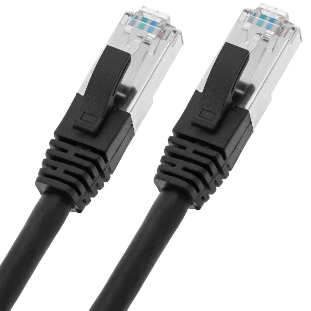 Cable de red ethernet Cat. 7 SFTP de 2 m de color negro
