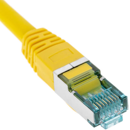Cable de red ethernet Cat. 7 FTP de 1 m de color amarillo