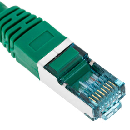 Cable de red ethernet Cat. 7 FTP de 0,25 m de color verde