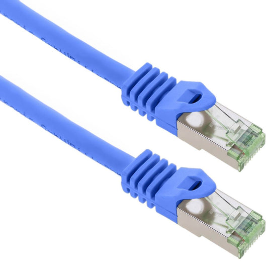 Cable de red ethernet Cat. 8.1 S/FTP de 3 m de color azul