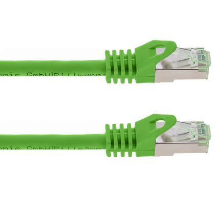 Cable de red ethernet Cat. 8.1 S/FTP de 0.5 m de color verde