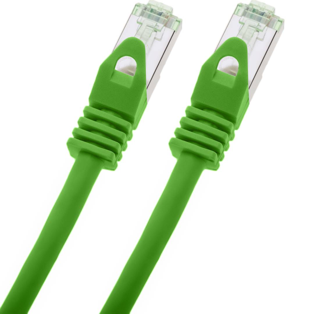 Cable de red ethernet Cat. 8.1 S/FTP de 2 m de color verde